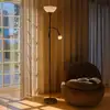 Image de nordlux Lauria Lampadaire à éclairage indirect avec bras de lecture, E27 et E14, 2512554003,
