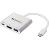 Image de Sandberg USB-C Mini Dock HDMI+USB | Adaptateur Port HDMI et USB 3.0 vers USB-C | Compatible avec Windows et MacOS | Hub USB 3.0 avec Adaptateur HDMI - USB-C | Débit d'alimentation avec USB-C