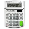 Image de Calculatrice de bureau Q-CONNECT Calculatrice à 12 chiffres 102x140mm Gris/Type-Ecran à 12 chiffres/Type-Système d'alimentation double/Matière-Plastique/Couleur-Gris