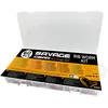 Image de Savage Gear Rib Worm Kit - vers striés pour Bass, Perch & Zander - Idéal pour Carolina & Texas Rigging - Inclut Poids, hameçons et Perles pour la pêche en Eau Douce et en Eau salée Assortis Variés