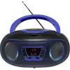 Image de Denver TCL-212BT Radio-lecteur CD FM AUX, CD, USB, Bluetooth lumière dambiance bleu