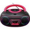 Image de Denver TCL-212BT Radio-lecteur CD FM AUX, CD, USB, Bluetooth lumière dambiance rose