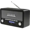 Image de Denver DAB-18 Radio de cuisine FM, DAB+ Bluetooth fonction réveil gris foncé