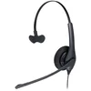 Image de Jabra Biz 1500 Quick Disconnect On-Ear Mono Headset - Corded Headphone with Noise-cancelling Microphone and Volume Spike Protection for Deskphones, Black