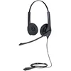 Image de Jabra Biz 1500 Quick Disconnect On-Ear Stereo Headset - Corded Headphone with Noise-cancelling Microphone and Volume Spike Protection for Deskphones, Black