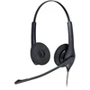 Image de Jabra Biz 1500 USB-A On-Ear Stereo Headset - Corded Headphone with Noise-cancelling Microphone, Control Unit and Volume Spike Protection for Deskphones and Softphones