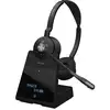 Image de Jabra Engage 75 Stereo Micro-casque supra-auriculaire Bluetooth, DECT Stereo noir Noise Cancelling mise en sourdine du microphone téléphone