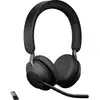 Image de Jabra Evolve2 65 UC Micro-casque supra-auriculaire Bluetooth Stereo noir volume réglable, affichage de la charge de la batterie, mise en sourdine du microphone