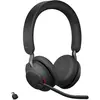 Image de Jabra Evolve2 65 Casque PC Sans Fil - Casque Audio Certifié UC avec Annulation du Bruit et Batterie Longue Durée - Adaptateur Bluetooth USB-C - Noir
