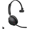 Image de Jabra Evolve2 65 Casque PC Sans Fil - Casque Certifié Microsoft Teams Mono Écouteur avec Batterie Longue Durée - Adaptateur Bluetooth USB-C - Noir