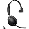 Image de Jabra Evolve2 65 monaural Micro-casque supra-auriculaire Bluetooth Mono noir volume réglable, affichage de la charge de la batterie, mise en sourdine du