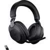 Image de Jabra Evolve 2 85 Micro-casque supra-auriculaire Bluetooth, filaire Stereo noir Suppression du bruit du microphone volume réglable, affichage de la charge de