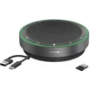 Image de Haut-Parleur Bluetooth sans Fil Jabra Speak2 75 avec Adaptateur Bluetooth USB-A, 4 micros antibruit et Haut-Parleur 65 mm Pleine Gamme - Certifié pour Google Meet - Gris foncé