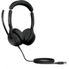 Image de Jabra Evolve2 50 Micro-casque filaire stéréo - Technologie Jabra Air Comfort, microphones à réduction de bruit et ANC - Fonctionne avec les plateformes UC telles que Zoom et Google Meet - Noir
