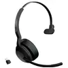 Image de Jabra Evolve2 55 Link 380/390a MS Mono L Micro-casque supra-auriculaire Bluetooth Mono noir Noise Cancelling, Suppression du bruit du microphone...