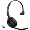 Image de Jabra Evolve2 55 Micro-casque sans fil mono avec technologie Jabra Air Comfort, micros à réduction de bruit et ANC. Certifié MS Teams, fonctionne avec toutes les plateformes - Noir