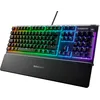 Image de SteelSeries Apex 3 - Clavier de Gaming - Illumination RVB sur 10 Zones - Repose-Mains Magnétique Premium - Agencement Français AZERTY