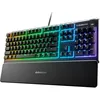 Image de SteelSeries Apex 3 - Clavier de Gaming - Illumination RVB sur 10 Zones - Repose-Mains Magnétique Premium - Agencement Portugais QWERTY