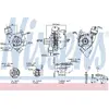 Image de NISSENS Pompe d'accélération, carburateur pour HYUNDAI: Getz, Accent, i30 & KIA: Ceed, Rio, Cerato (Ref: 93203)