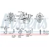 Image de NISSENS Pompe d'accélération, carburateur pour FIAT: Punto, Panda, Fiorino, Qubo & OPEL: Meriva, Corsa & PEUGEOT: Bipper (Ref: 93234)