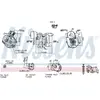 Image de NISSENS Pompe d'accélération, carburateur pour SUZUKI: Splash, Swift & OPEL: Agila, Meriva, Combo & VAUXHALL: Meriva (Ref: 93236)