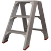 Image de Little Jumbo 4741000203 SuperPRO Échelle Double - Aluminium - 2 X 3 Marches - Hauteur De Travail Max. 2,70 M.