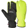 Image de GripGrab Gants Hiver Coupe-Vent Nordic 2 Lobster 3-Finger - Rembourrés Thermiques -Jaune Fluo - M