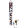Image de PLUS PLUS Tube Astronaute 100 pièces-PP4184, Blanc, doré, Rouge