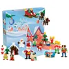 Image de Plus Plus - Calendrier de l'Avent 2023 avec 25 Cadeaux Surprises, Contient 600 pièces - Jeu de Construction - Cadeau de Noël pour Garçons, Filles, Enfants dès 3 Ans -PP3852