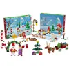 Image de Plus-Plus 3973 Calendrier de l'Avent créatif, 24 petites portes + 1 porte supplémentaire avec surprise, pour enfants à partir de 5 ans, jouet de construction génial, fabriqué au Danemark, 600