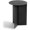 Image de HAY Slit Table Ronde High d'appoint, Acier allié, Noir, 35 cm