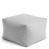 Image de HAY Pouf en Coton Gris 540828 - Hauteur : 40 cm - Profondeur : 59 cm - Longueur : 59 cm