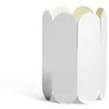 Image de Hay Arcs 541264 Vase Miroir en Acier Inoxydable Design de Muller Van Severen 25 cm de Haut Finition Brillante
