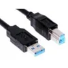 Image de Microconnect USB3.0AB3B câble USB 3 m USB A USB B Noir