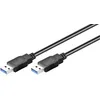 Image de MicroConnect USB3.0, M/M, 1m câble USB USB A Noir - Câbles USB (M/M, 1m, 1 m, USB A, USB A, 3.0 (3.1 Gen 1), Male Connector/Male Connector, Noir)