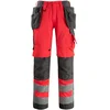 Image de Mascot 15531860-22218-76C46 Wigan Pantalon d'artisan Taille L76 cm/C46 Rouge/Anthracite