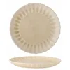 Image de Bloomingville Assiette Latina D20 x H2 cm - Assiette Plate en faïence - Assiette en céramique de qualité supérieure pour Un Usage Quotidien et des Occasions spéciales - Passe au Lave-Vaisselle et au