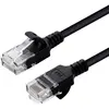 Image de MicroConnect V-UTP6075S-SLIM RJ45 Câble réseau, câble patch 7.5 m noir 1 pc(s)