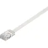 Image de MicroConnect V-UTP60025W-FLAT RJ45 Câble réseau, câble patch 0.25 m blanc 1 pc(s)