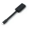 Image de Dell 470-ABND Adaptateur pour câble Gigabit Ethernet USB Type-C Noir (connecteur mâle, connecteur Femelle)