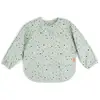 Image de Bavoir manches avec poche Happy dots Vert