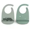 Image de 2 bavoirs silicone Croco