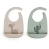 Image de 2 bavoirs silicone Lalee