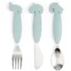 Image de Set de couverts Easy-grip Deer friends Bleu