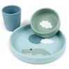 Image de Done By Deer Ensemble De Dîner Nuages Heureux Silicone