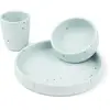 Image de Coffret repas en silicone Confetti Bleu