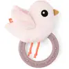 Image de Hochet avec anneau de dentition Birdee Rose