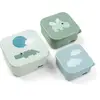 Image de 3 boîtes à goûter Happy clouds Vert