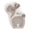 Image de Assiette silicone avec ventouse Lalee Sable