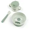 Image de Coffret premier repas Foodie Happy clouds Vert